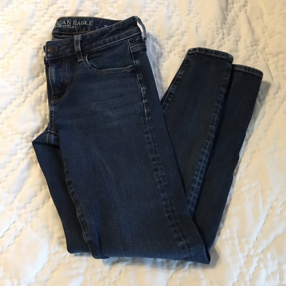 American Eagle super stretch.